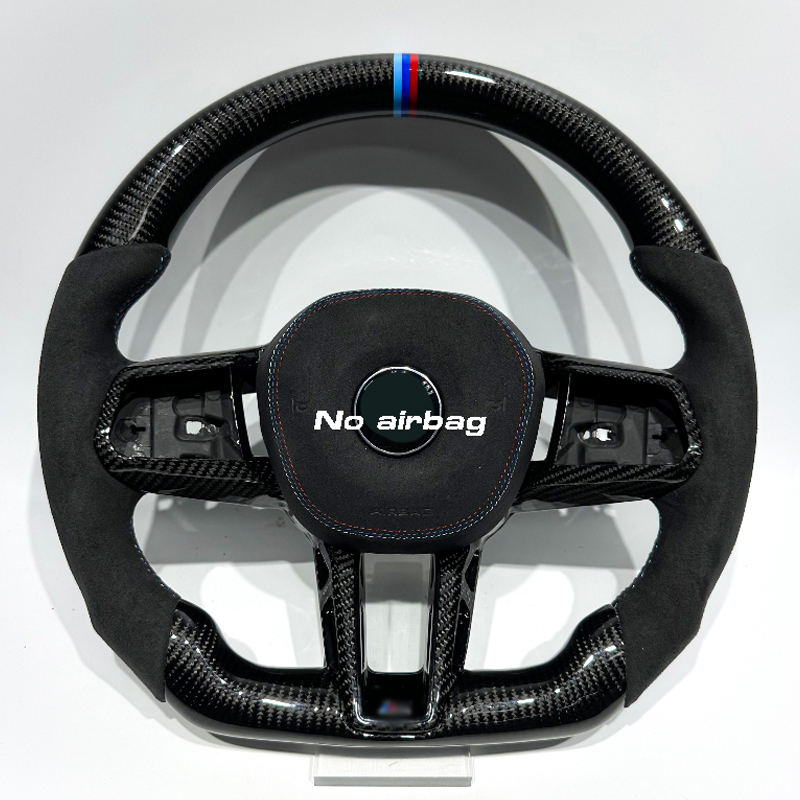 Volante de fibra de carbono BMW M3/CS, vista frontal