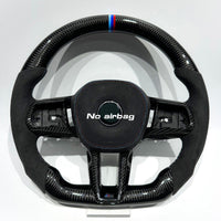 Volante de fibra de carbono BMW M3/CS, vista frontal