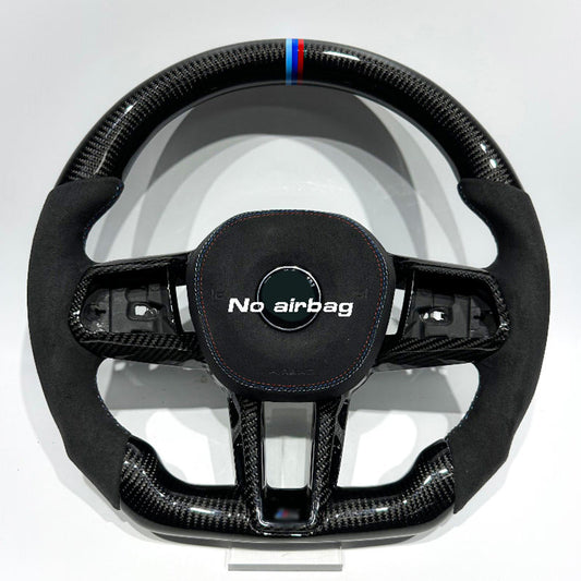 Volante de fibra de carbono BMW M3/CS, vista frontal